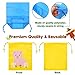 CiyvoLyeen Farm Animal Barnyard Drawstring Backpacks Party Favor Goodie Bags for Boys Girls Birthday Party Supplies 12 Pack