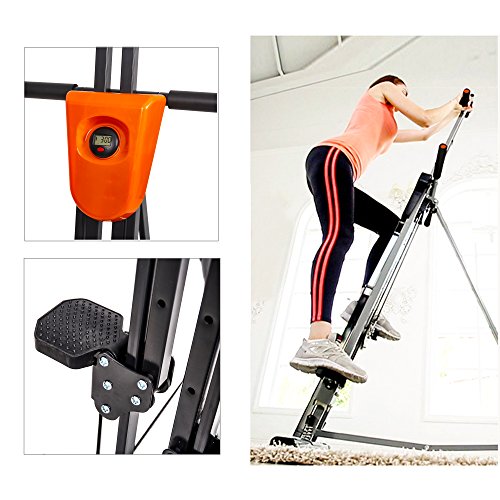 KARMAS PRODUCT Step Machine Climbing Vertical Climber Fitness with Digital Display