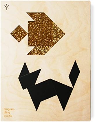 Fish Cat Double Tangram Puzzle - Two-Player Game