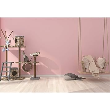 Csfoto 10x7ft Girl Bedroom Decoration Backdrop Living Room Decor Background For Photography Interior Room Decor For Girl Hammock Cat Sofa Pink Wall