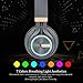 Bluetooth Headphones Over Ear, Wireless Headsets with Cool 7 Color LED Light, 20H Playtime， Foldable Adjustable HiFi Stereo with Hd Mic, Wired/Wireless/TF Headphone for Cellphone PC TVthumb 1