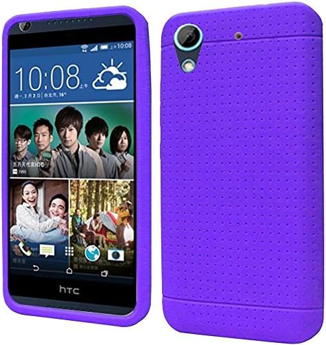 For HTC Desire 650 626 626s Rugged Silicone - Purple