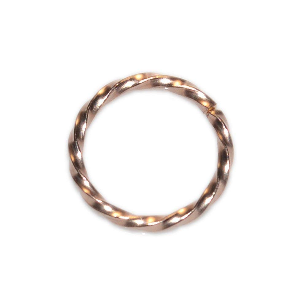 Rook Earring Daith Earring Small Gold Twisted Earrings 18 Gauge Helix Ring