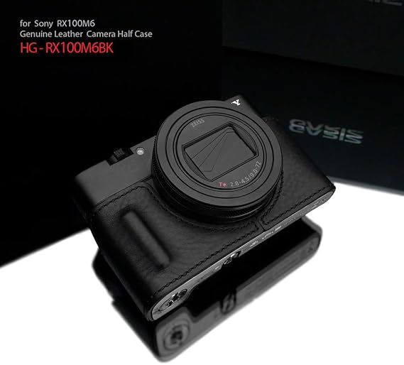 Amazon Co Jp Gariz Sony Rx100 Vi Dsc Rx100m6 用 本革カメラケース Hg Rx100m6blk ブラック カメラ