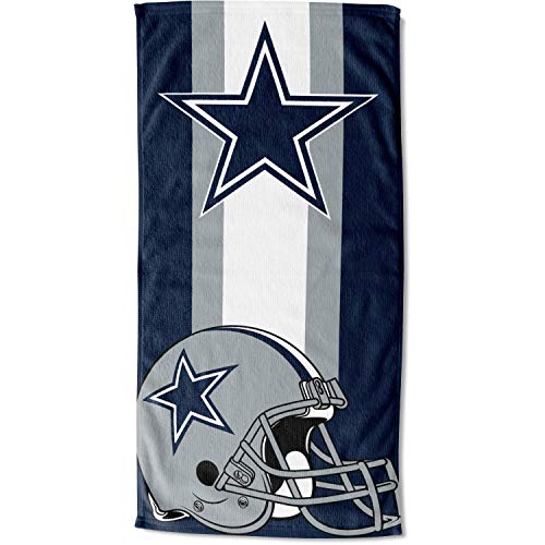 Northwest NFL Dallas Cowboys Unisex-Adult Beach Towel, 30 x 60, Zone Read, cotton and polyester