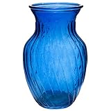 Flower Bunch Glass Vase Decorative Centerpiece For Home or Wedding by Royal Imports - Swirl Style - 8