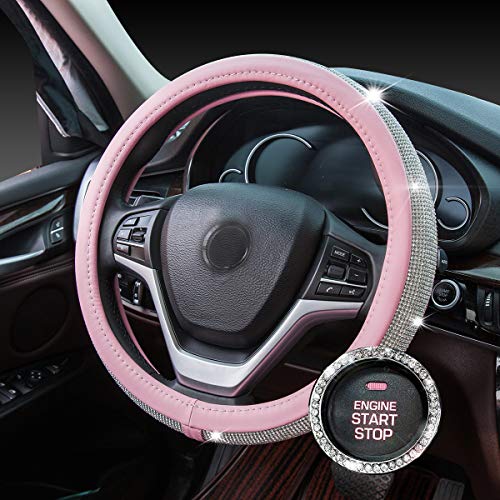 3 Steering+Rhinestones+Universal+Anti+Slip+Protector