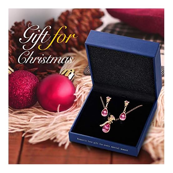 CDE-Necklace-Earrings-Set-for-Women-Christmas-Jewelry-Gifts-18K-Rose-Gold-Plated-Jewelry-Sets-Embellished-with-Crystals-from-Swarovski CDE-Necklace-Earrings-Set-for-Women-Christmas-Jewelry-Gifts-18K-Rose-Gold-Plated-Jewelry-Sets-Embellished-with-Crystals-from-Swarovski