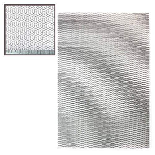 2mm Hexagonal Mild Steel Perforated Sheet (2mm Hole x 2.5mm Pitch x 1mm