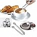 Sugar Tongs Set of 6, Food Grade Premium Stainless Steel Ice Tongs, Small Kitchen Serving Tong for Tea, Coffee, Mini Serving, Appetizers