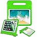 Fintie Case for iPad 6th Generation 2018 / iPad 5th Generation 2017 / iPad Air 2 / iPad Air (9.7 Inch) - Kiddie Series Light Weight Shock Proof Convertible Handle Stand Cover Kids Friendly, Green