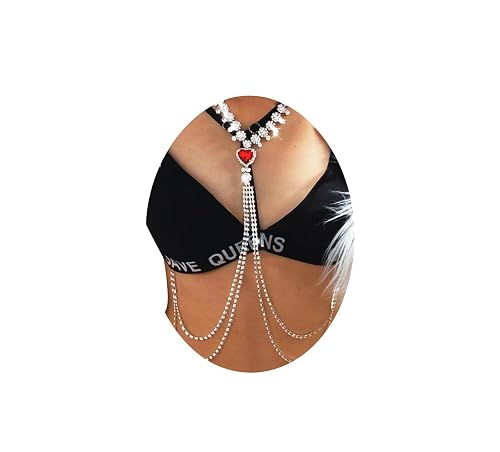 Fake Nipple Piercing Jewelry With Black Lace Choker – Non-Piercing Body Chain For Women