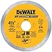 DEWALT Diamond Blade for Porcelain Tile, Wet/Dry, 4-1/2-Inch (DW4765) primary