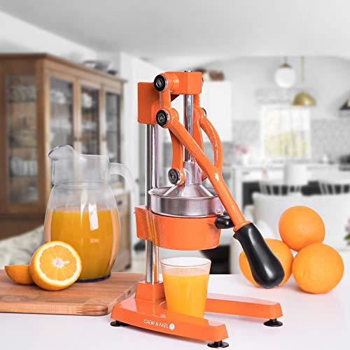 Crew & Axel Citrus Juicer Manual Orange Juice Squeezer Heavy Duty
