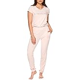 bebe Womens PJs Sets 2 Piece with Tee and Pajama Pants,Women's Sleepwear, Ladies Pajamas Sets