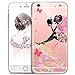 iPhone 7 Plus Case, PHEZEN Clear Soft TPU Protective Case Back Cover with Beautiful Cherry Blossom Flower Series Slim Fit Ultra Thin Silicone Skin Cover for 5.5 inch iPhone 7 Plus (Flower Fairy)