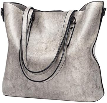 Clearance! Women Bucket Bags, Neartime Fashion Retro Crossbody Bag Shoulder Bag Handbag Versatile Tote Messenger Bags (❤️32cm(L)×12cm(W)×29.5cm(H), Gray)