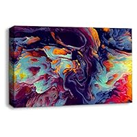 Canvas Wall Art Energe Wave Canvas Prints Home Artwork Decoration for Living Room Bedroom - 12x18 inches