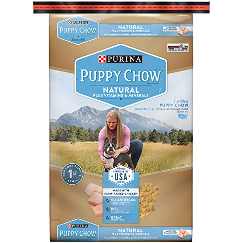 Purina Puppy Chow Natural Plus Vitamins & Minerals Dog Food, 30 lb. Bag