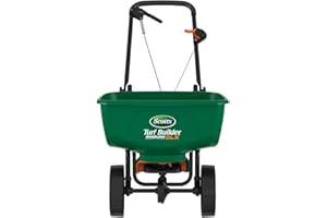 Scotts Turf Builder EdgeGuard DLX Broadcast Spreader for Seed, Fertilizer, Salt, Ice Melt, Holds up to 15,000 sq.ft. Product