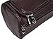 HappyDavid PU Leather Travel Toiletry Bags Mens Ladies Supply Toiletry Dopp Kit Bag (brown-204)