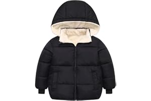 SRKRANDO Toddler Winter Coat Baby Boy Fleece Jacket Kid Infant Girl Sweater Clothes 1-6T