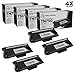 LD Products Replacement Toner Cartridge Compatible with Brother TN750 High Yield (Black, 4-Pack) Compatible with Brother DCP-8110DN DCP-8150DN DCP-8155DN HL-6180DWT MFC-8510DN MFC-8710DW MFC-8910DW
