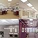 2x4 Flat Panel LED Light 60W, Allsmartlife Flat LED Troffer Panel Light Dimmable 0-10V, 6215Lumens, 100-277V DLC Qualified and Lighting Facts Fixture 4000K(Bright White), 2 Pack