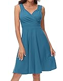 GRACE KARIN Sleeveless Flared A-line Swing Dress