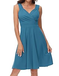 GRACE KARIN Sleeveless Flared A-line Swing Dress