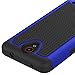 ZTE Maven 2 case, ZTE Prestige case, ZTE Sonata 3 case, NOKEA [Shock Absorption] Hybrid Armor Defender Protective Case Cover for ZTE Avid Plus / Chapel N9132 Z828 Z832 Z831 (Black Blue)