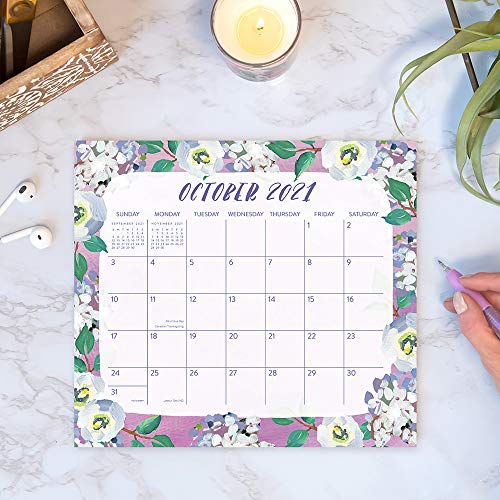 Magnetic Monthly Calendar Pad 2021 in Bella Flora by Orange Circle ...