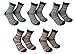 Men's Warm Colorful Winter Socks (5 Pairs) (Stripes), Men's U.S. Shoe Sizes 6-10