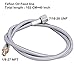 EVIL ENERGY Turbo Oil Return Drain Line Kit T3 T4 T04E T60 T61 T70 Silver