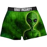 BRIEF INSANITY Funny & Comfy Boxer Shorts and Pajama Pants for Men & Women | Novelty Graphic Underwear & Loungewear