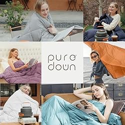 puredown® Soft Feather Down Throw Blanket