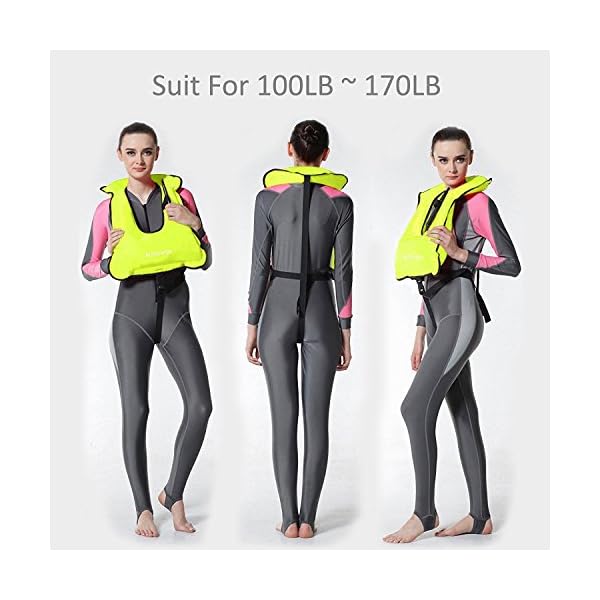 Auto-Vox-Adult-Portable-Inflatable-Snorkeling-Diving-Vest-for-Water-safety