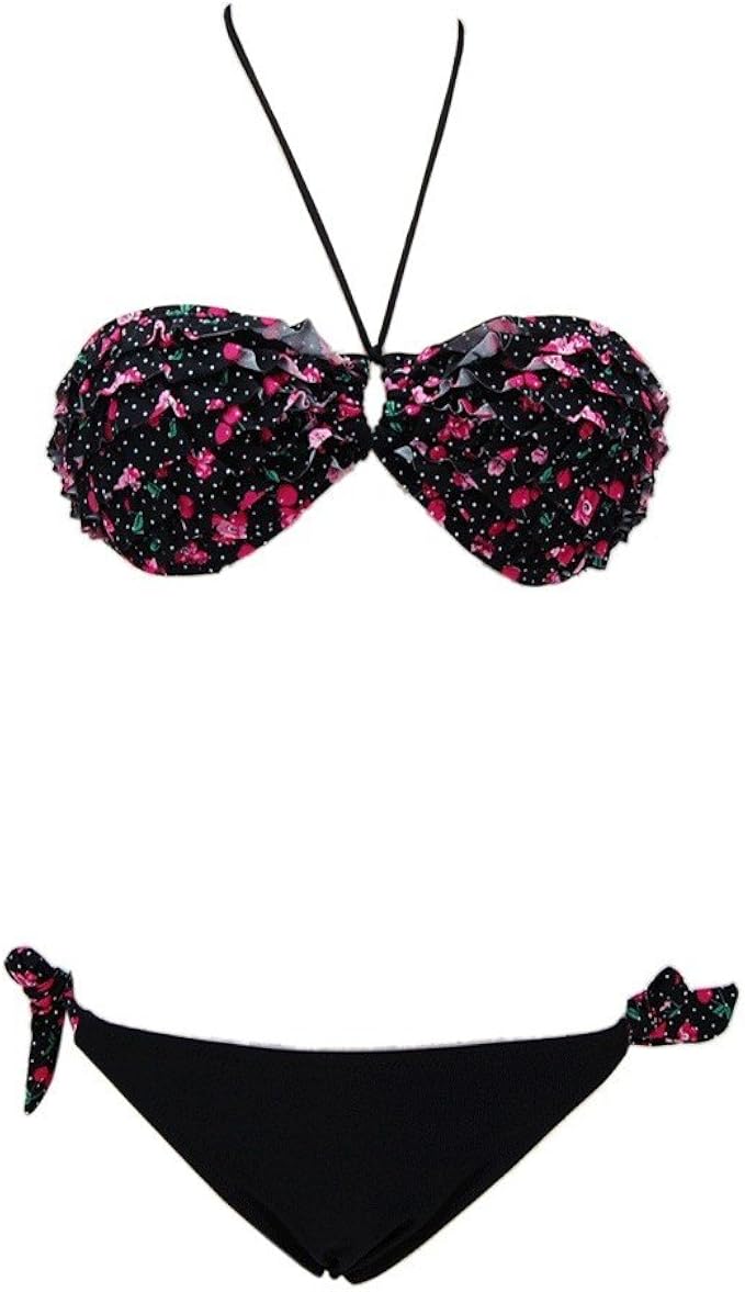 ruffle bandeau swim