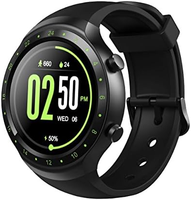 Diggro DI07 Smart Watch Android 5.1 MTK6580 1.1GHz Support 3G Wifi Nano SIM GPS Calling Reminder Heart Rate Monitor Sport Pedometer for Andriod IOS (Fluorescent Green)