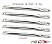 15641(5-pack) Replacement Stainless Steel Pipe Burner for Char Broil, Charmglow, Grand Isle, Jenn Air, Kenmore Sears, Kirkland , K Mart, Member's Mark, Perfect Flame, Nexgrill
