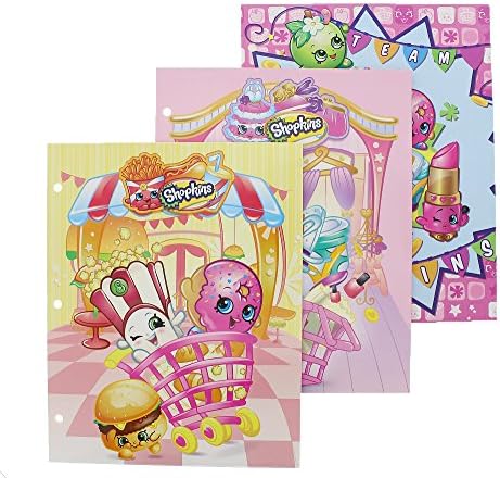 Shopkins Folders - 3 Pack