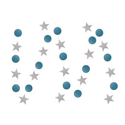 Tinksky Sweet Party Garland Banner Estrella Circulo Dot Guirnalda