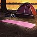 Wakeman Sleeping Pad, Lightweight Non Slip Foam Mat with Carry Strap Outdoors (Thick Mattress for Camping, Hiking, Yoga and Backpacking) (Pink)