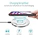 Wireless Charger, NXET QI Wireless Charging Pad for Apple iPhone X/iPhone 8/8 Plus, Samsung Galaxy Note 8/Note 5, S6 S7 Edge S8 S8+, Google Nexus 4/5/6 and All Qi-Enabled Devices (Clear)
