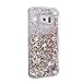Galaxy S7 Edge Case , S7 Edge Quicksand Star Liquid Case, Surpriseyou Twinkle Little Stars Moving sand Liquid Shiny Bling Glitter Sparkle Hard PC Case for Samsung Galaxy S7 Edge (Gold Diamonds)