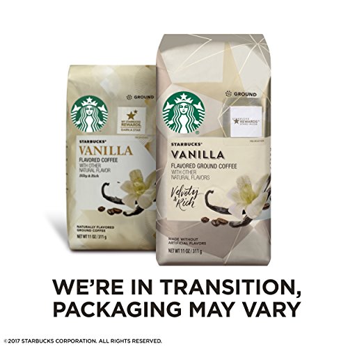 STARBUCKS GROUND COFFEE, FLAVORED HOT OR ICED COFFEE, VANILLA, 11 OZ ​
