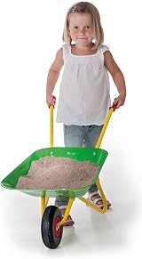 ROLLY TOYS Children's Wheelbarrow Yellow Green Metal Toy 25 kg Load Age 2.5+ view 2