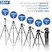 Albott 70 Inch Digital SLR Camera Aluminum Travel Portable Tripod Monopod with Carry Bag