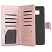 Galaxy S8 Case, Samsung Galaxy S8 Case, BENTOBEN Galaxy S8 Wallet Case Glitter Faux Leather Flip Credit Card Holder Wristlet Shockproof Protective Case for Samsung Galaxy S8 2017 (5.8 Inch), Rose Gold