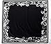 Tarot Cloth for Any Tarot Cards: Wind, Fire, Earth, Water, Large 24 Inches x 24 Inches, Black, Velvet